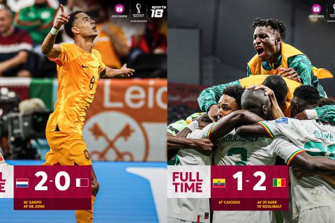 বিশ্বকাপের নকআউটে পৌঁছে গেল নেদারল্যান্ডস ও সেনেগাল