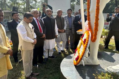 Indian High Commissioner visits Gandhi Ashram on Mahatma Gandhi’s 75th death anniversary