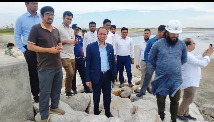 মহেশখালীর মাতারবাড়ী কয়লা বিদ্যুৎ কেন্দ্র পরিদর্শন ও গভীর সমুদ্রবন্দর নিয়ে মতবিনিময়