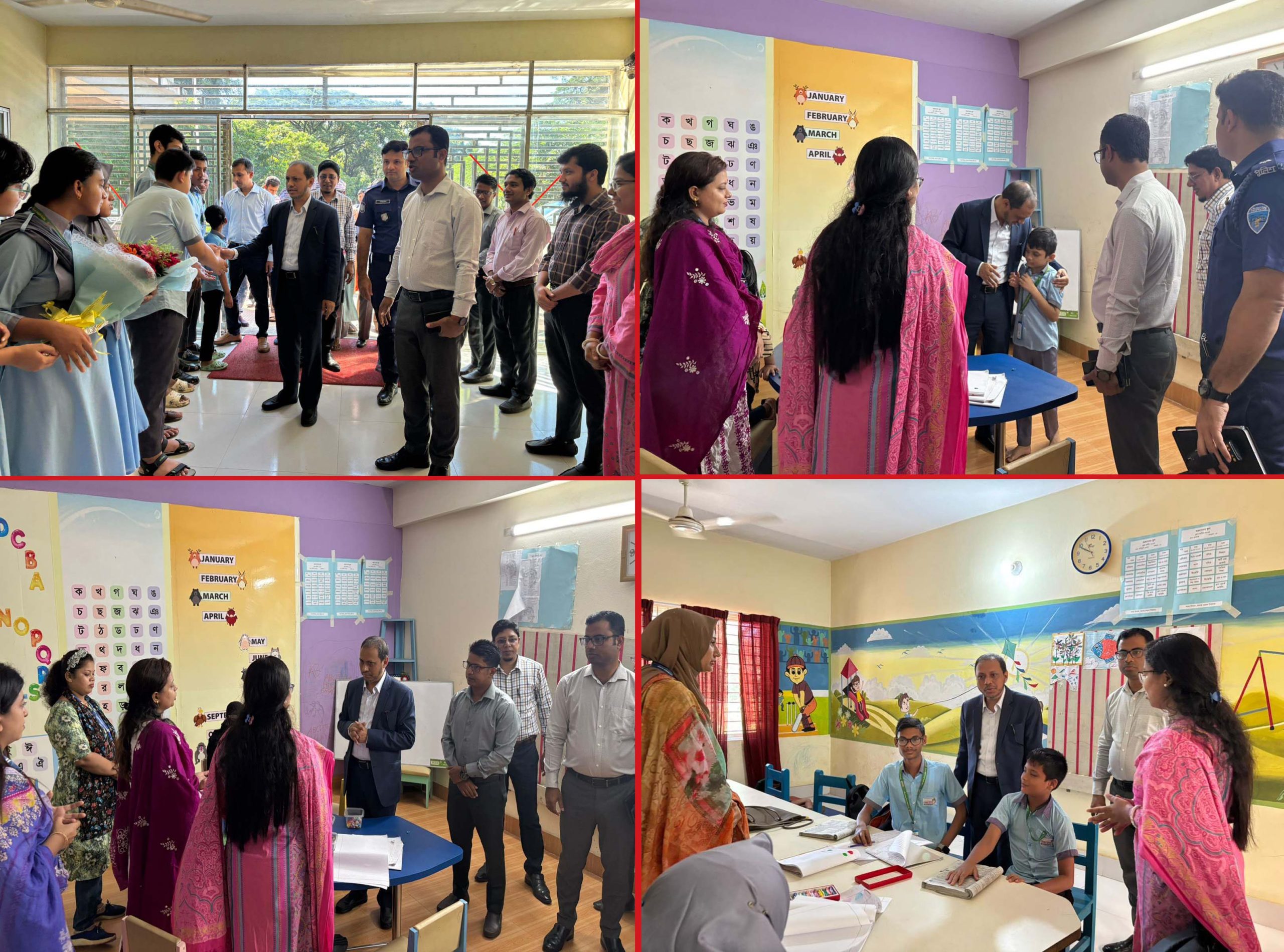 বিশেষ চাহিদা সম্পন্ন শিশুদের স্কুল অরুণোদয় পরিদর্শনে কক্সবাজার জেলা প্রশাসক মো: আ: মান্নান