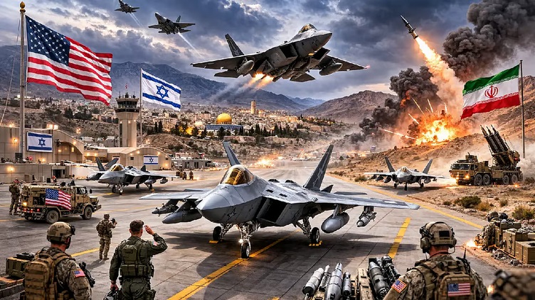 ইজ়রায়েলে প্রথমবার ‘গুপ্তঘাতক’ F-22 Raptor নামাল আমেরিকা